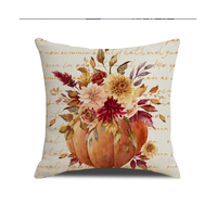 poszewka na poduszkę 45x45cm piękny druk jesień boho pod184