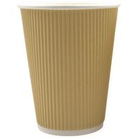 kubek pap. karbowany dyspersja wodna 350ml 25szt