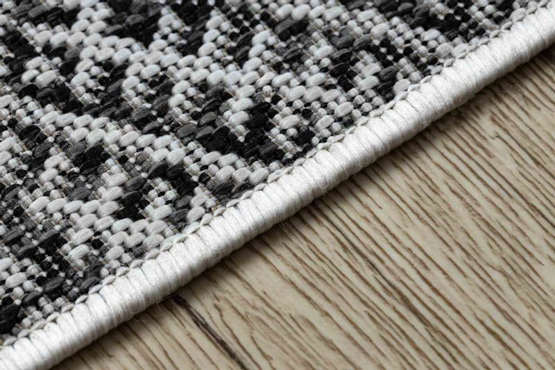 RUG/LU/VINEA/ZIGZAK/BLACK+WHITE/140x190 zdjęcie 4