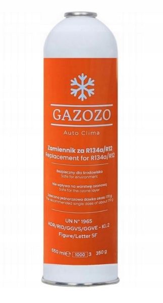 CZYNNIK CHŁODNICZY za R134a / R12 DUŻA BUTLA 650ml zdjęcie 1