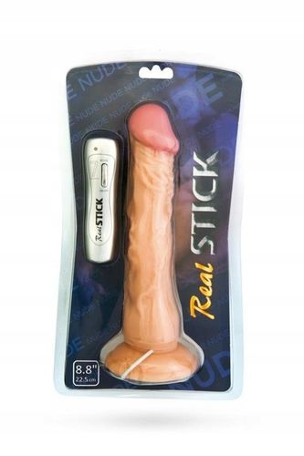 RealStick TOYFA Nude realistic Vibrator, 7 vibration modes, 22.5 cm na Arena.pl
