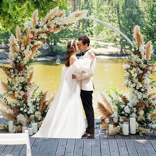 STOJAK Stelaż KOŁO Tło Zdjęć Wesele Ścianka 2.14m na Arena.pl