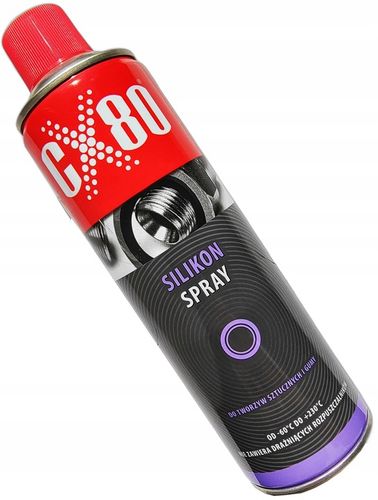 CX80 Silikon Spray Smar Sylikonowy Do Kontaktu z Żywnością w Sprayu 500 ml na Arena.pl