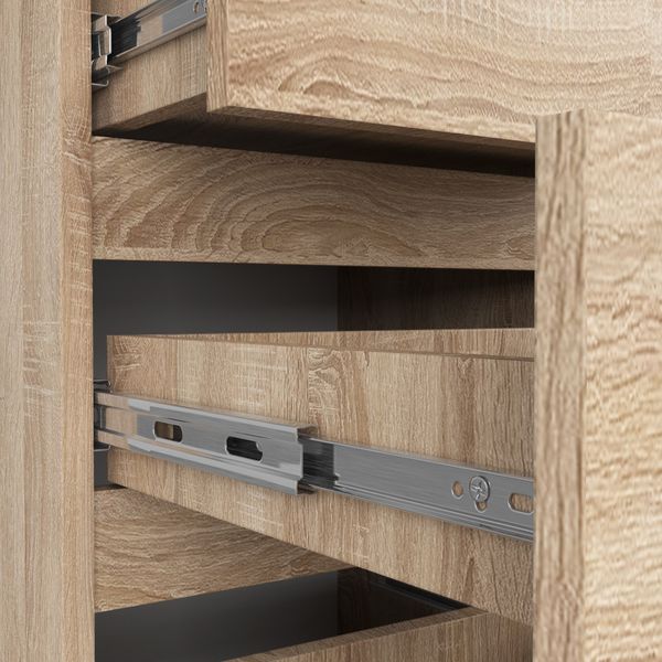 Komoda CL4 40 cm 4 szuflady - dąb sonoma zdjęcie 4