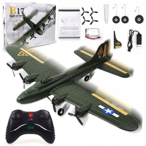 Zdalnie Sterowany Samolot Latający dla Początkujących RC B-17 Bombowiec RTF na Arena.pl