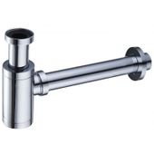 Syfon umywalkowy okrągły mosiężny CHROM