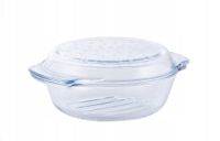 KADAX Naczynie Żaroodporne Z Pokrywką 2,4L Szklane