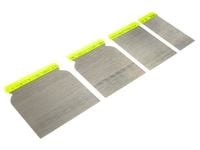 Szpachelki metalowe, zestaw 4 szt.