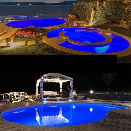 Lampa basenowa LED LyLmLe 35W podwodna IP68 3000K 2800lm 12V R-PL34-S35W na Arena.pl