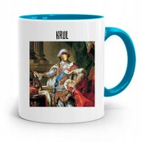 Kubek Błękitny Nosacz Janusz Krul Polak Prezent Z Nadrukiem Ze Zdjęciem