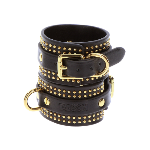 kajdanki na nadgarstki vogue studded wrist cuffs set taboom na Arena.pl
