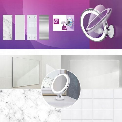 Lusterko kosmetyczne STRADO do makijażu powiększające x10 podświetlane na Arena.pl