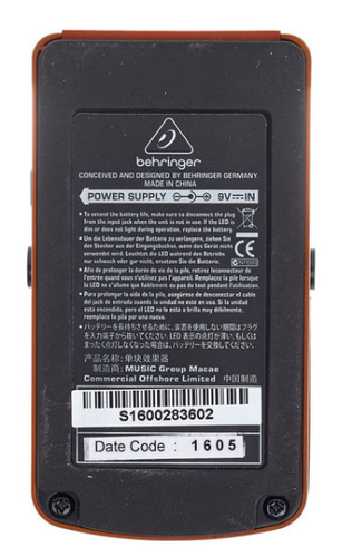 Efekt gitarowy Behringer UT300 Ultra Tremolo Zasilacz 9V ZESTAW na Arena.pl