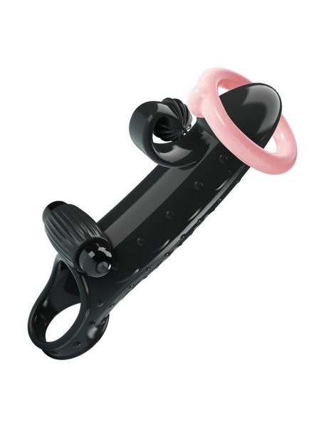 Pretty Love - Romance - Vibrating Penis Sleeve Black zdjęcie 6