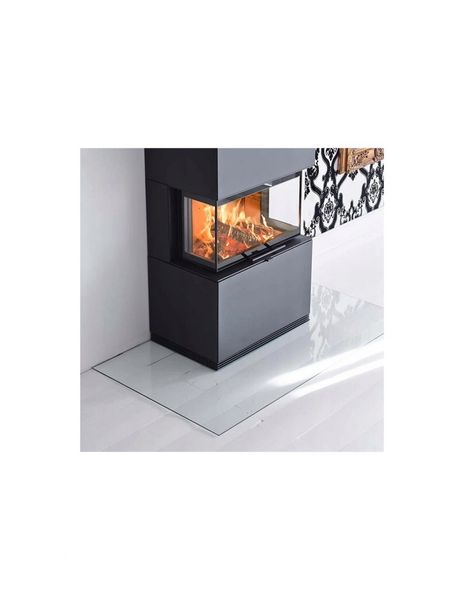 Podstawa szklana hartowana - szyba pod Piec lub Kominek 60x40 cm zdjęcie 4