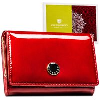 portfel damski skórzany ptn ph30-1-sh-1901 red