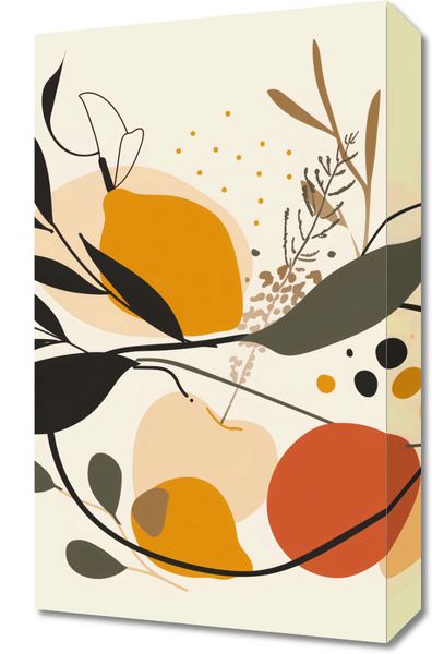 Obraz 30x50cm Botaniczny Wir zdjęcie 1