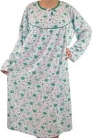 Ciepła bawełniana koszula nocna flanelowa baja S M Rozmiar: S