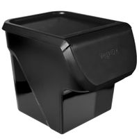 Pojemnik na warzywa owoce cebulę ziemniaki czosnek do przechowywania czarny 13 l