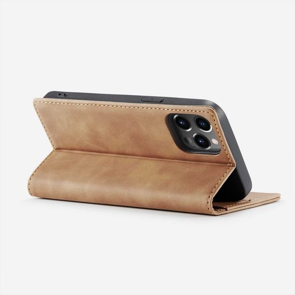 Spacecase Wallet Iphone 15 Pro Light Brown zdjęcie 13
