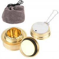 Przenośny kempingowy piec opalany drewnem