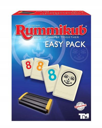 Gra Rummikub EASY PACK gra logiczna liczbowa nowa wersja 4 graczy rodzinna na Arena.pl
