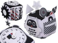 Kostka Edukacyjna Sensoryczna Kontrastowa Miękka Dotykowa Manipulacyjna