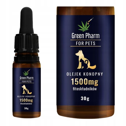 Olejek Konopny CBD 5% | Dla Psa 1500mg 33ml | Weterynaryjny | Bez THC na Arena.pl