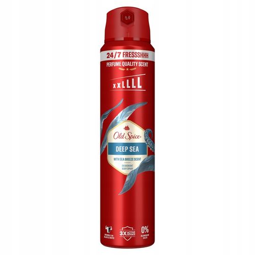 Old Spice Deep Sea, świeżość 24/7, Dezodorant w sprayu dla mężczyzn 250ml na Arena.pl