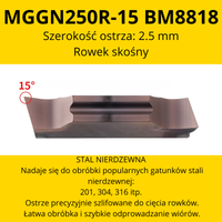 Płytka MGGN Rozmiar: MGGN250R-15 BM8818