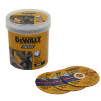 tarcza tnąca inox 125*22,2*1mm 100pc - dw dt20540