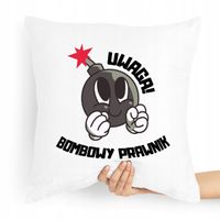 Poduszka Prezent Dla Prawnika Bombowy Prawnik Z Nadrukiem Ze Zdjęciem