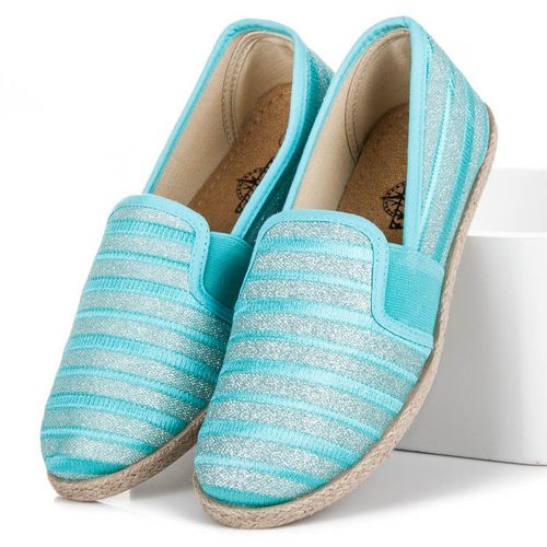 BŁĘKITNE ESPADRYLE Rozmiar - 40 na Arena.pl