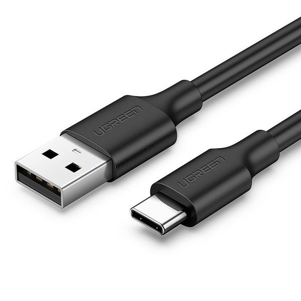 Kabel przewód USB - USB-C 2A 2m czarny zdjęcie 1