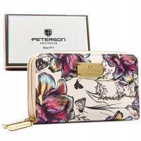 Portfel Peterson z eko skóry damski prezent na dzień matki pojemny z RFID