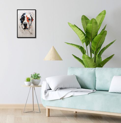 Plakat 30x45cm Przyrysowany Psiak na Arena.pl