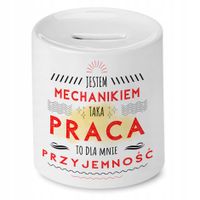 Skarbonka Dla Mechanika Idealny Imieniny Prezent Z Nadrukiem Ze Zdjęciem