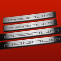 Listwa progowa PORSCHE CAYENNE 957 MAGNUM Stal nierdzewna 304 mat 4szt