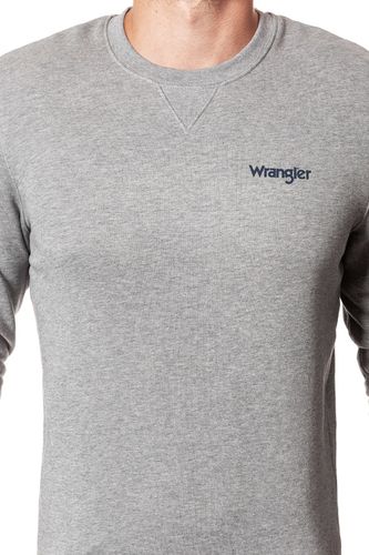 WRANGLER LOGO CREW GREY MARL W6582HYVB M na Arena.pl