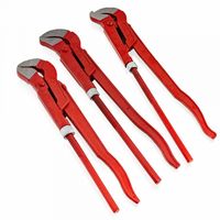 17863 Zestaw kluczy do rur nastawne szwedzkie typ S 3 sztuki