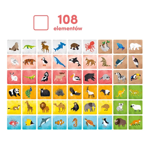 CzuCzu. Memory. Zwierzęta świata zdjęcie 4