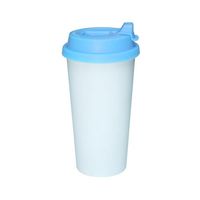 Kubek ECO Tumbler z Błękitnym Wieczkiem Sublimacja Termotransfer