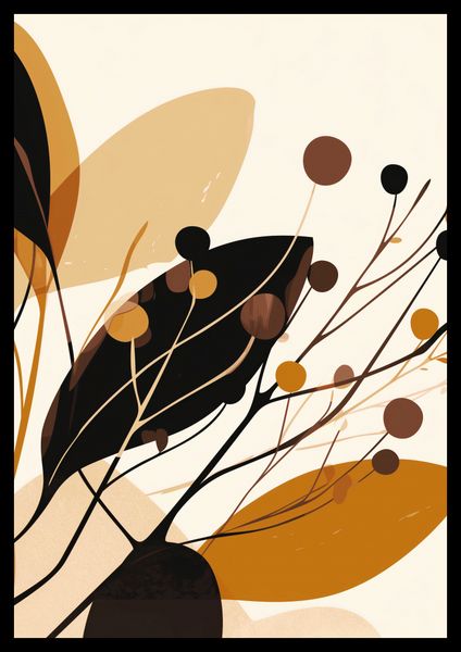 Plakat 68x98cm Jesienne Sylwety zdjęcie 2