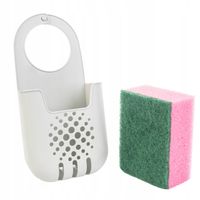 KADAX Organizer Na Gąbkę Uchwyt Do Zlewu Z Gąbką Kuchenny Przybornik Biały