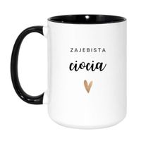 Duży Biało-Czarny 450 ml