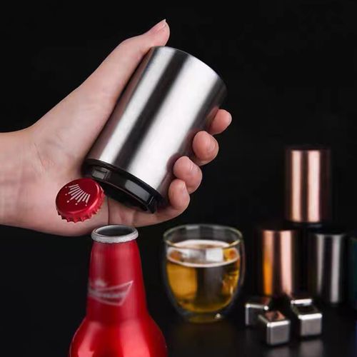 Automatyczny Metalowy Otwieracz do Piwa i Butelek + Grawer na Arena.pl