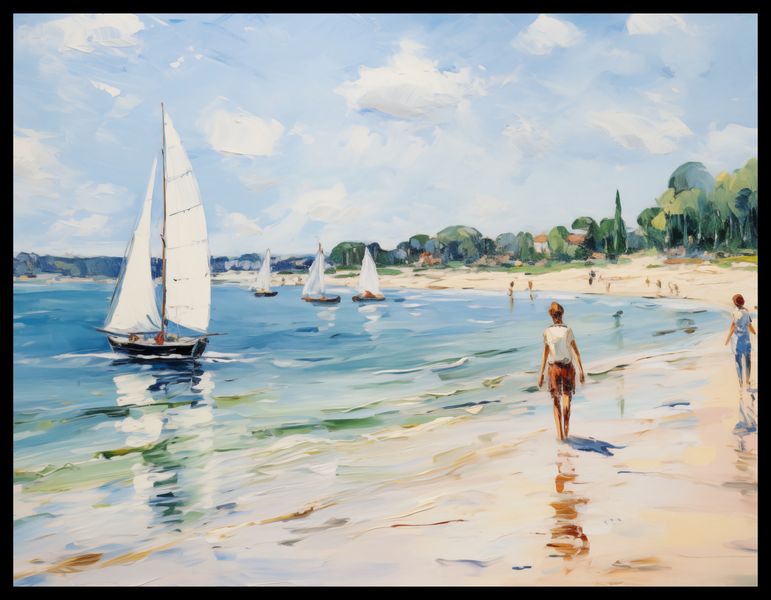 Plakat 65x50cm Życie na Brzegu zdjęcie 2