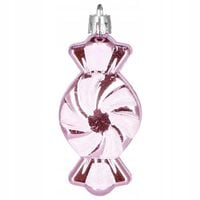 ZESTAW BOMBEK CHOINKOWYCH 77szt RÓŻOWE BOMBKI WZORY MIX OZDOBY NA CHOINKĘ