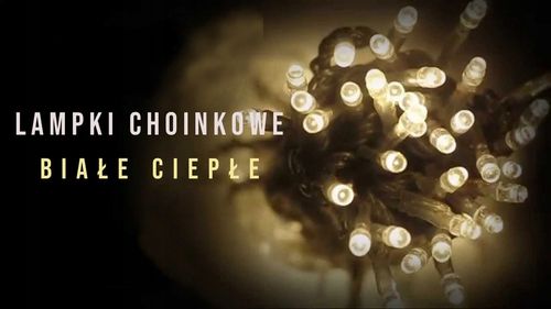 Lampki choinkowe LED 1000 ciepłe białe 72m IP44 zewnętrzne wewnętrzne na Arena.pl