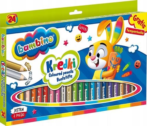 kredki bambino 24kol jumbo +temp. a"4 0447 na Arena.pl
